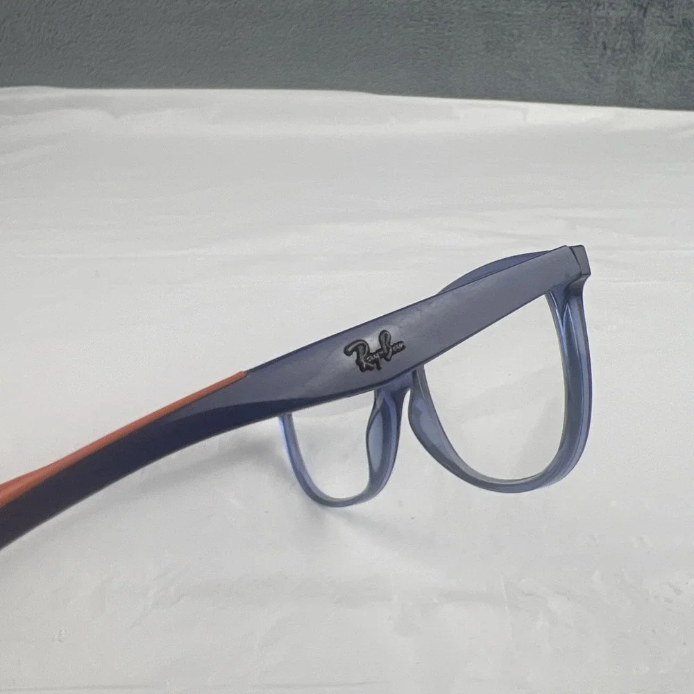 Ray-Ban RB1586 3775 Kids Eyeglasses FRAMES ONLY 49-16-130 Blue Orange Full Rim